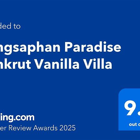 Bangsaphan Paradise Bankrut Vanilla Villa Zewnętrze zdjęcie
